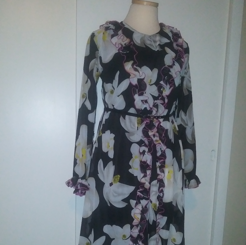 Floral print maxi dress